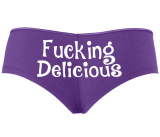 Fucking Delicious - Tasty - Purple Boyshort