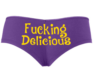 Fucking Delicious - Tasty - Purple Boyshort