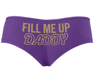 Fill Me Up Daddy - Purple Boyshort