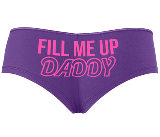 Fill Me Up Daddy - Purple Boyshort