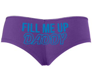 Fill Me Up Daddy - Purple Boyshort