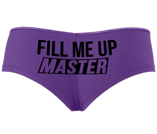 Fill Me Up Master - Purple Boyshort
