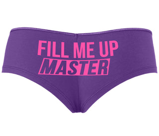 Fill Me Up Master - Purple Boyshort