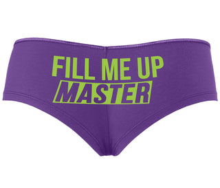 Fill Me Up Master - Purple Boyshort