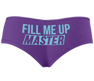 Fill Me Up Master - Purple Boyshort