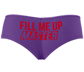 Fill Me Up Master - Purple Boyshort