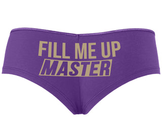 Fill Me Up Master - Purple Boyshort