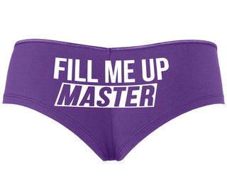 Fill Me Up Master - Purple Boyshort