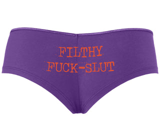 Filthy Fuck Slut - Purple Boyshort