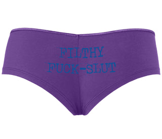 Filthy Fuck Slut - Purple Boyshort