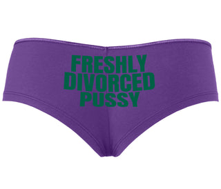 Freshly Divorced Pussy - Purple Boyshort
