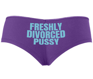 Freshly Divorced Pussy - Purple Boyshort