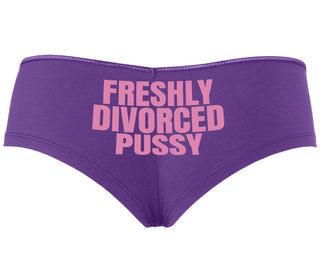 Freshly Divorced Pussy - Purple Boyshort