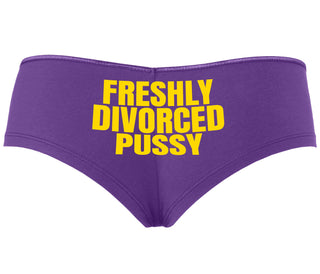 Freshly Divorced Pussy - Purple Boyshort