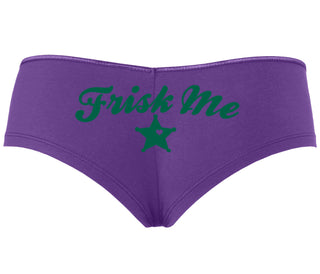 Frisk Me - Sherrif Badge - Purple Boyshort