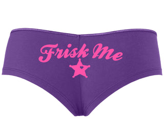 Frisk Me - Sherrif Badge - Purple Boyshort