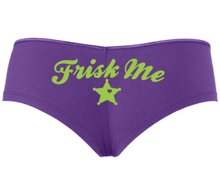 Frisk Me - Sherrif Badge - Purple Boyshort
