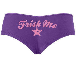 Frisk Me - Sherrif Badge - Purple Boyshort