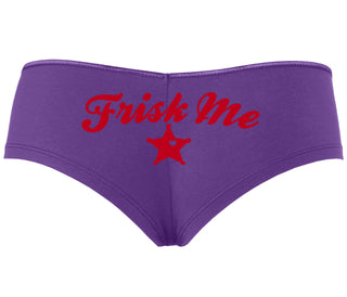 Frisk Me - Sherrif Badge - Purple Boyshort
