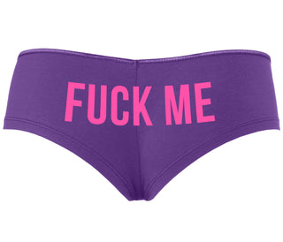 Fuck Me - Purple Boyshort