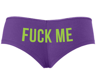 Fuck Me - Purple Boyshort