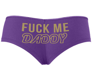 Fuck Me Daddy - Purple Boyshort