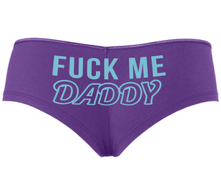 Fuck Me Daddy - Purple Boyshort