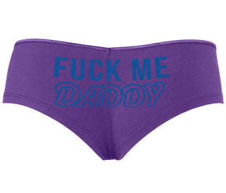 Fuck Me Daddy - Purple Boyshort
