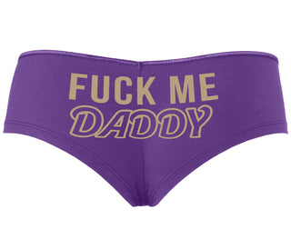 Fuck Me Daddy - Purple Boyshort