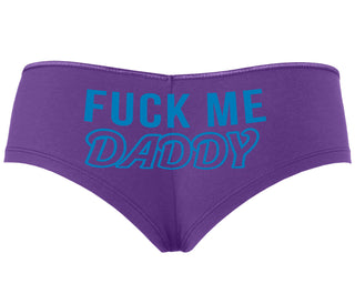 Fuck Me Daddy - Purple Boyshort