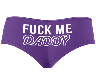 Fuck Me Daddy - Purple Boyshort