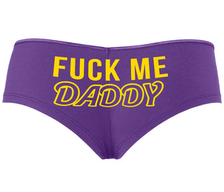Fuck Me Daddy - Purple Boyshort
