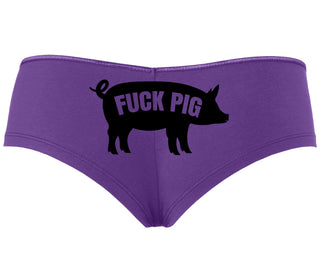 Fuck Pig - Purple Boyshort