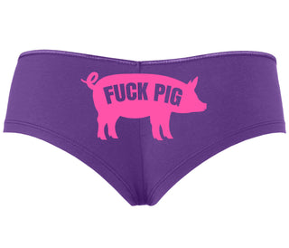 Fuck Pig - Purple Boyshort