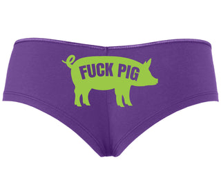 Fuck Pig - Purple Boyshort