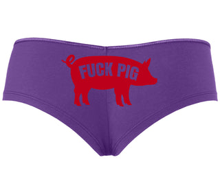 Fuck Pig - Purple Boyshort