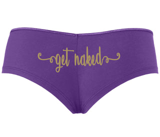 Get Naked - Purple Boyshort
