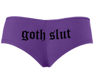 Goth Slut - Purple Boyshort