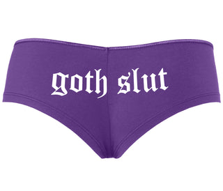Goth Slut - Purple Boyshort