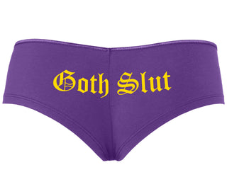 Goth Slut - Purple Boyshort