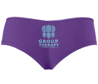 Group Therapy - Sharing Is Caring - Purple Boyshort