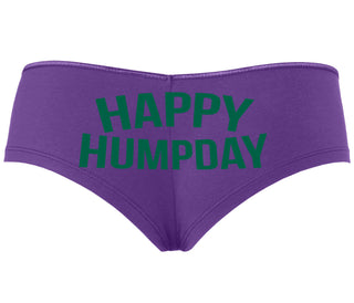 Happy Humpday - Purple Boyshort
