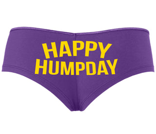 Happy Humpday - Purple Boyshort