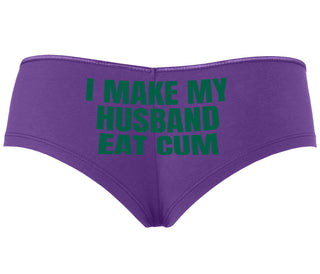 i Make My Husband Eat Cum - Purple Boyshort