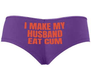 i Make My Husband Eat Cum - Purple Boyshort