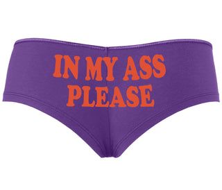 In My Ass Please - Purple Boyshort