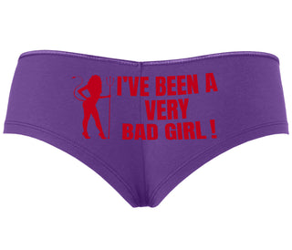 I've Been A Very Bad Girl - Purple Boyshort
