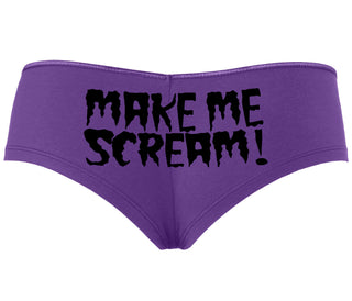 Make Me Scream - Purple Boyshort