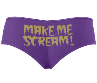 Make Me Scream - Purple Boyshort