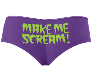 Make Me Scream - Purple Boyshort